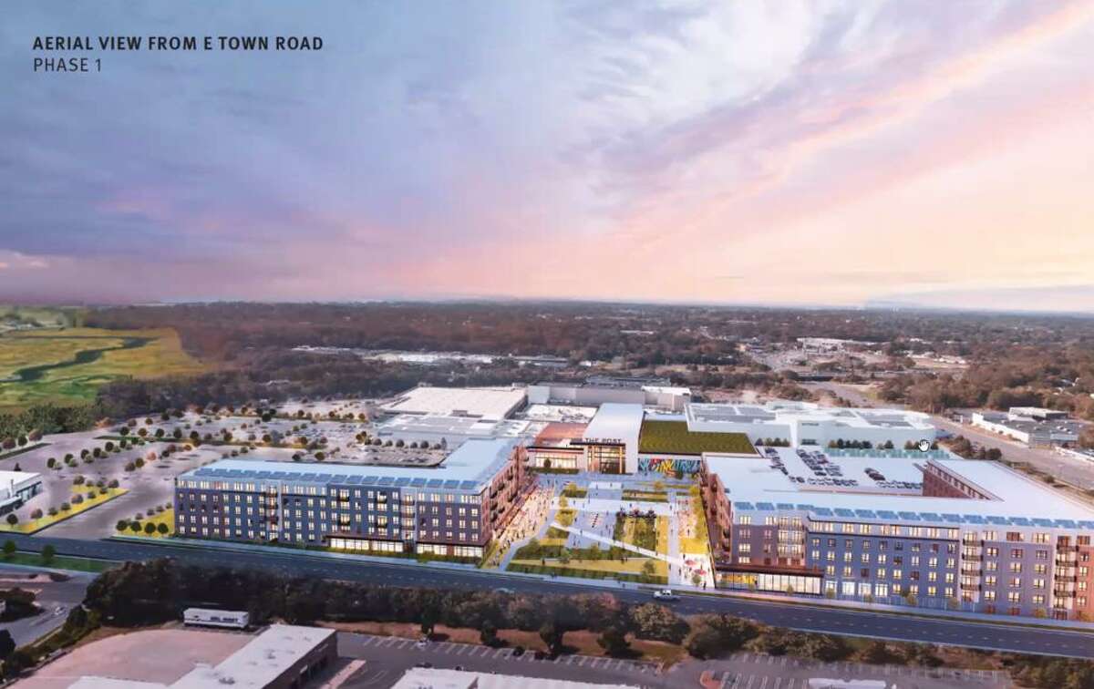 Centennial's Master Plan includes both a Phase 1 and Phase 2 for the Connecticut Post Mall. Pictured are the renderings of the proposed project.