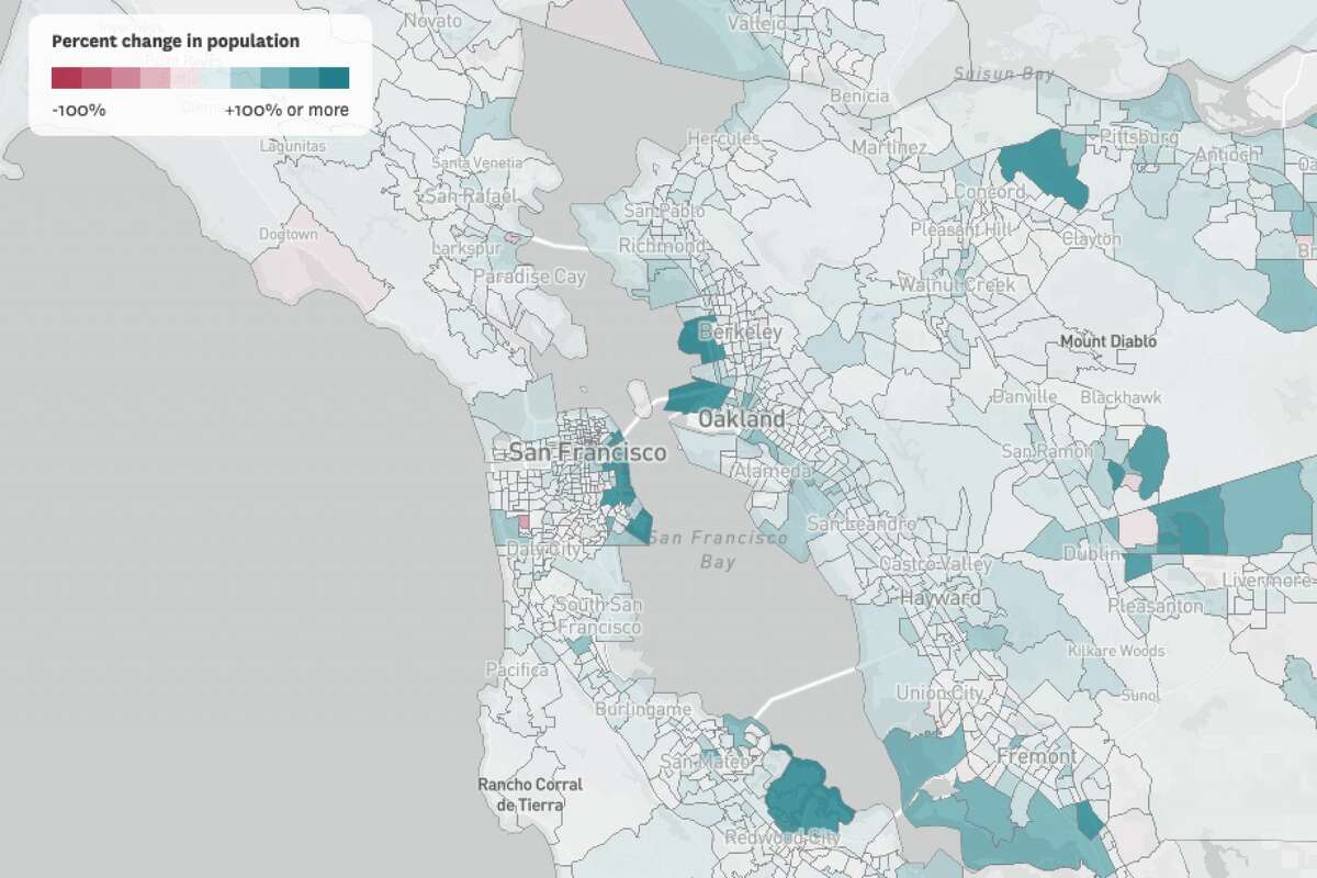 Census Tract Map San Francisco 2020 Census: Changes In Population And Racial Makeup Of Bay Area  Neighborhoods