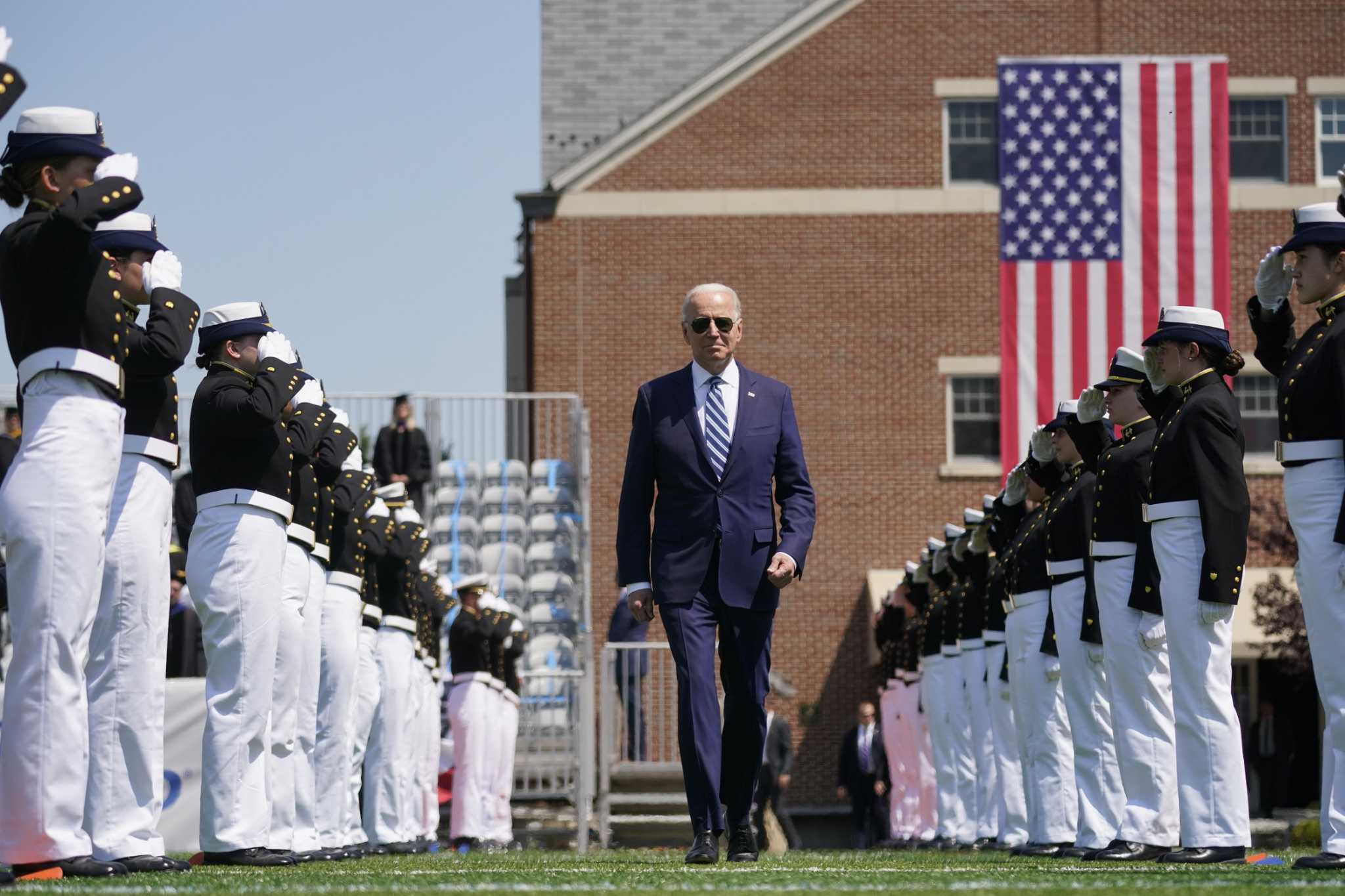 Biden heads to Coast Guard Academy for commencement speech - Vimarsana News