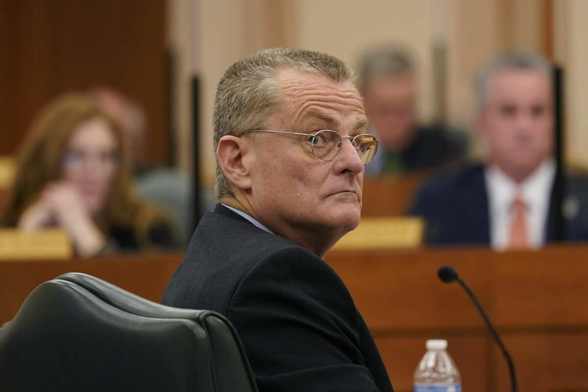 Bill Magness, the former CEO of the Electric Reliability Council of Texas shown in this 2021 photo, testified Wednesday at a bankruptcy trial waged by the Waco-based electric co-op Brazos Electric. The decision to keep power prices at the maximum cap is now at the center of that trial.