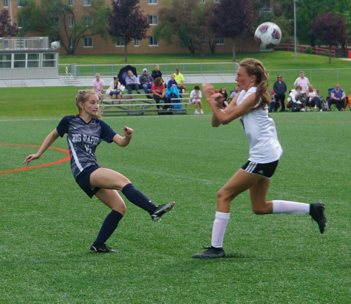 The Big Rapids girls soccer team defeated Reed City 1-0 in the CSAA Tournament semifinal game on Wednesday evening. The Big Rapids girls soccer team defeated Reed City 1-0 in the CSAA Tournament semifinal game on Wednesday evening.