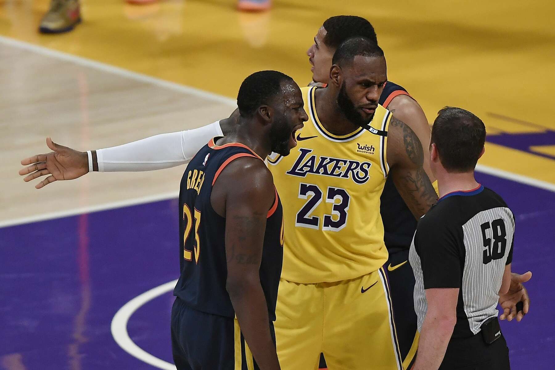 Blazers Star Jokes About Acting Of Lebron James Late In Warriors Lakers After Draymond Green Foul