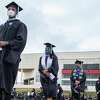 After a limited graduation ceremony in the spring due to Covid restrictions, Lamar University graduated many members for the Class of 2020 Friday afternoon. Photo made on December 11, 2020. Fran Ruchalski/The Enterprise