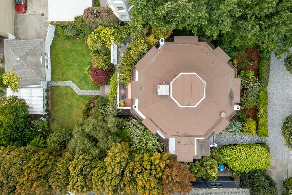 The Feusier Octagon House in San Francisco is hitting the market.