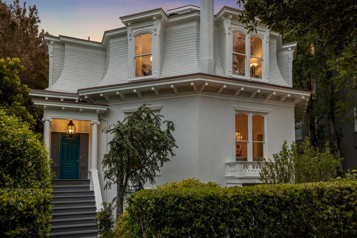 The Feusier Octagon House in San Francisco is hitting the market.