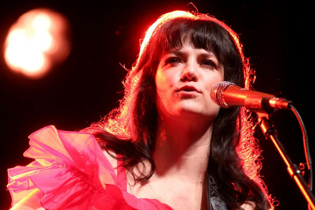 AUSTIN, TX - APRIL 03: Nikki Lane performs in concert at the Long Center for the Performing Arts on April 3, 2021 in Austin, Texas. (Photo by Gary Miller/Getty Images)