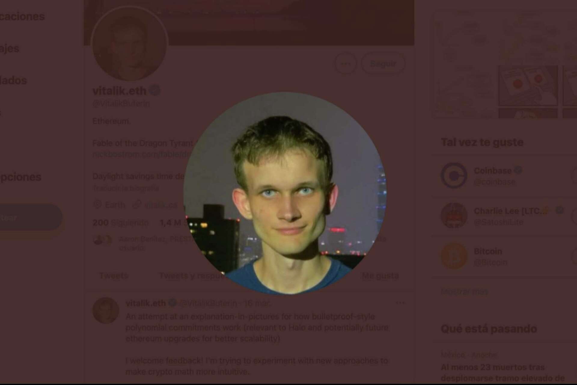 The billionaire creator of Ethereum already expected the collapse of  cryptocurrencies