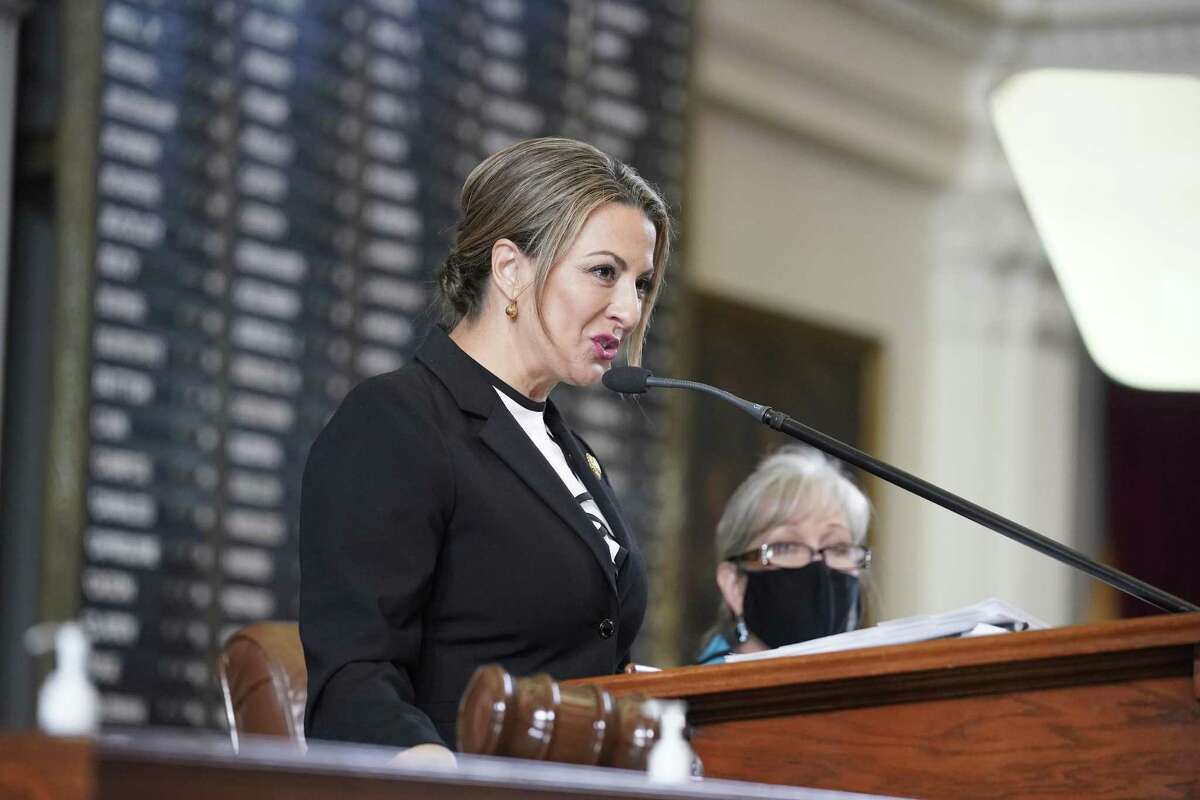 Secretary of State Ruth Hughs opens the 87th Session of the Texas House on January 12, 2021.