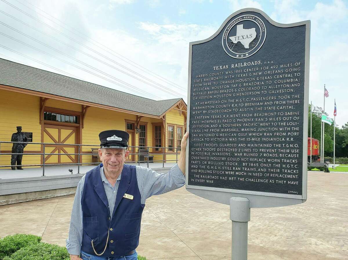 John Lockwood is the lead volunteer at the Tomball Depot Museum and face of the city’s marketing campaign for the museum. Officials received the news that the depot has now been listed in the Texas Historic Commission’s Historic Sites Atlas.