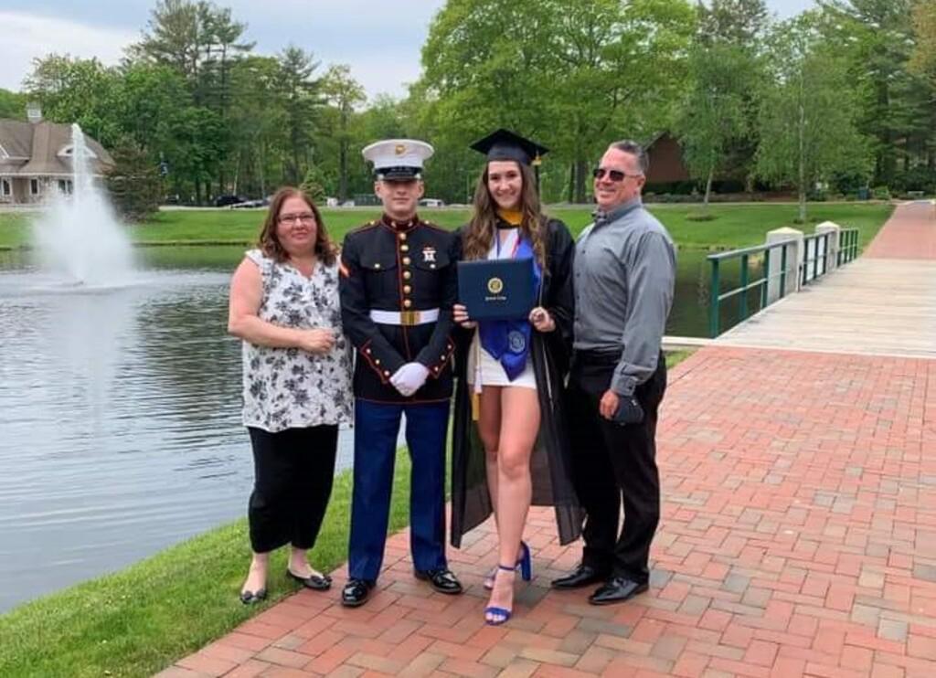 Stamford sergeant's daughter surprised at graduation by Marine brother - Vimarsana News