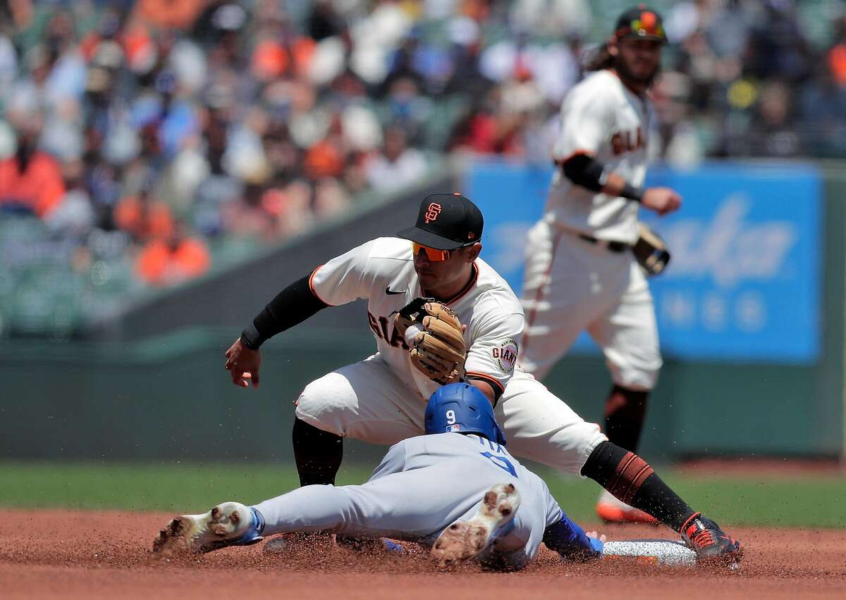 SAN FRANCISCO, CA - MAY 23: Los Angeles Dodgers left fielder Yoshi