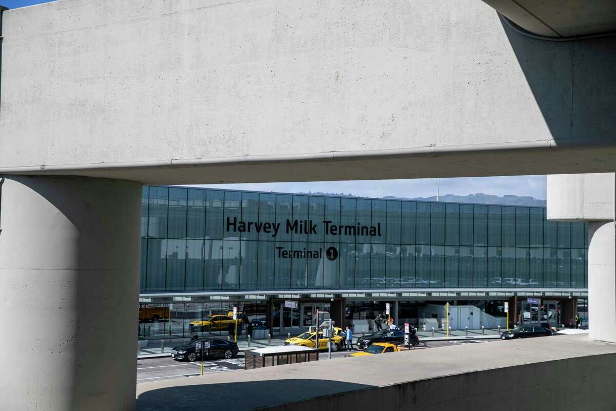 An exterior view of the Harvey Milk Terminal 1 at San Francisco International Airport. Green Apple Books will open a location in the terminal.
