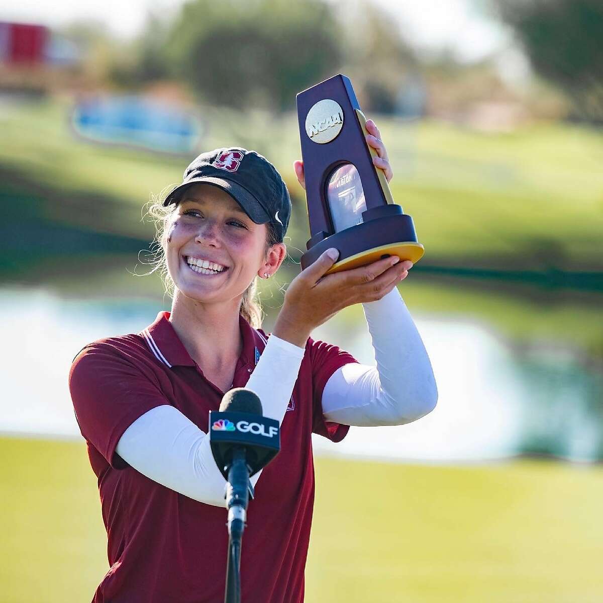 Freshman Rachel Heck became the first Stanford women's golfer to win the NCAA individual championship