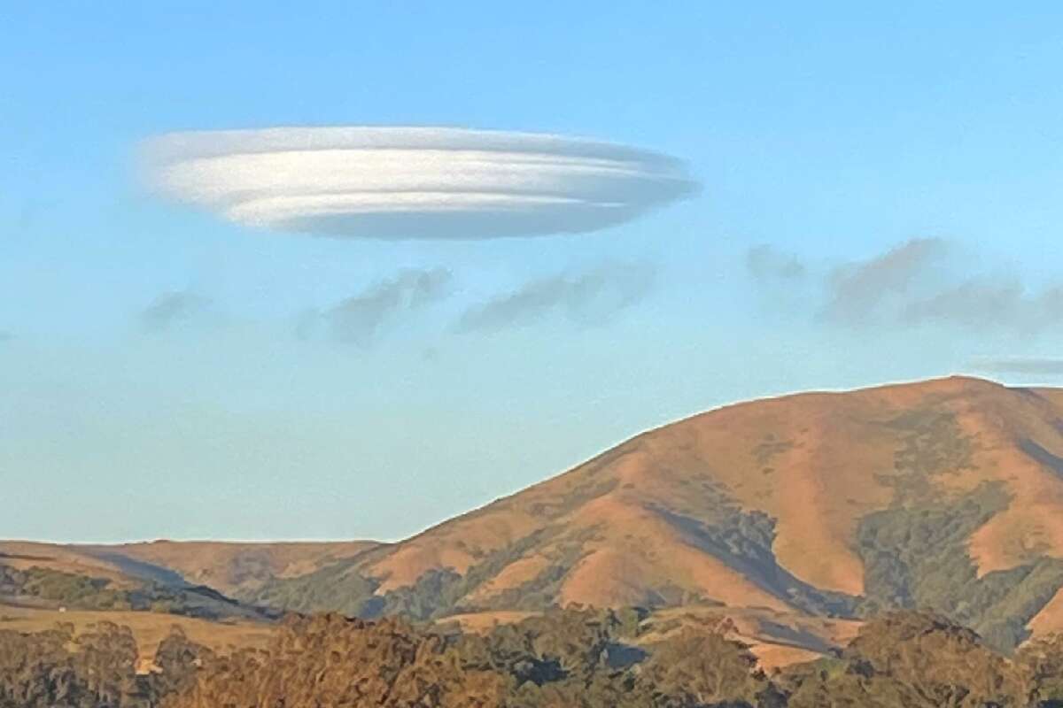 A lenticular cloud over Point Reyes National Seashore on May 24, 2021.