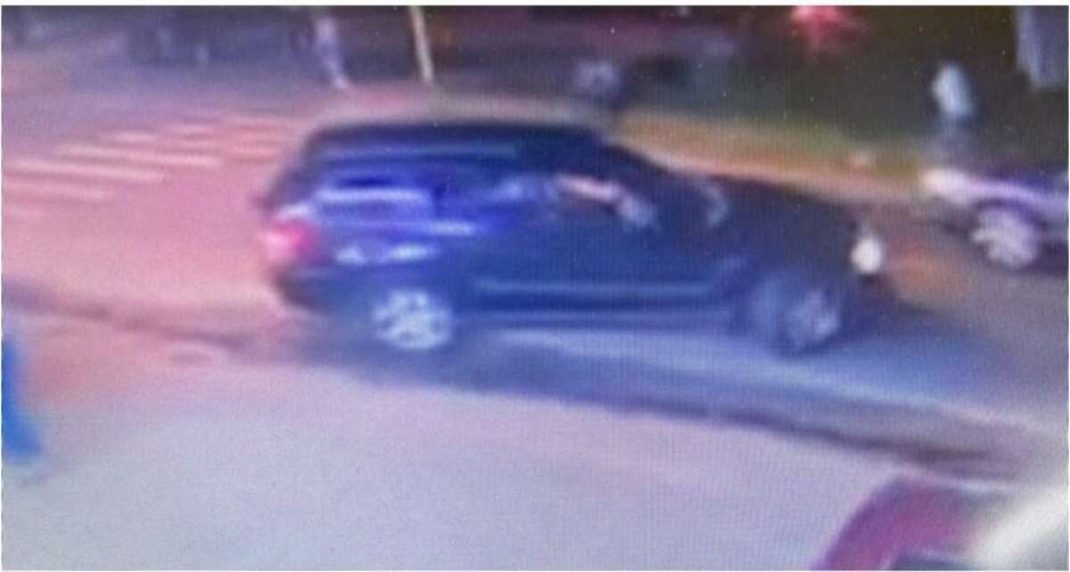 WATERBURY — Police released this surveillance photo of a black 2007 Jeep Cherokee alleged to have been used in a hit-and-run assault early Saturday, May 22, 2021.