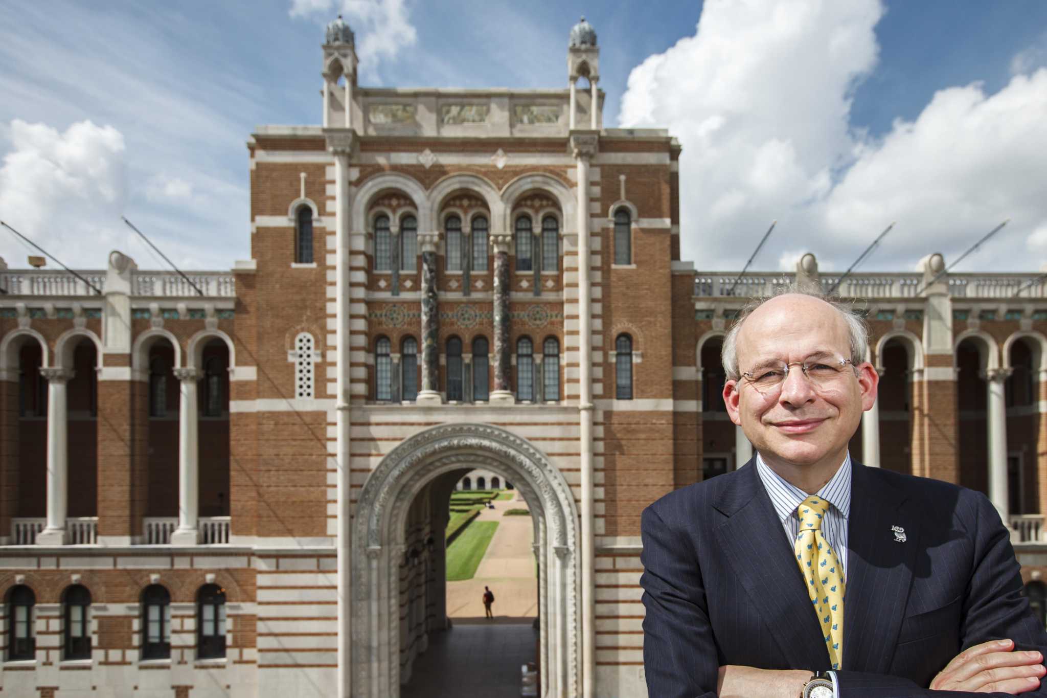 David Leebron, Rice's secondlongest serving president, to