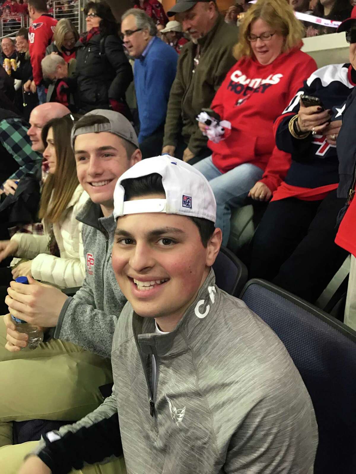Capalbo, now 22, was first diagnosed with non-Hodgkin's lymphoblastic lymphoma T-cell Stage 3 soon after completing his senior season as a goalie for the Fairfield Ludlow-Fairfield Warde co-op hockey team in 2017.