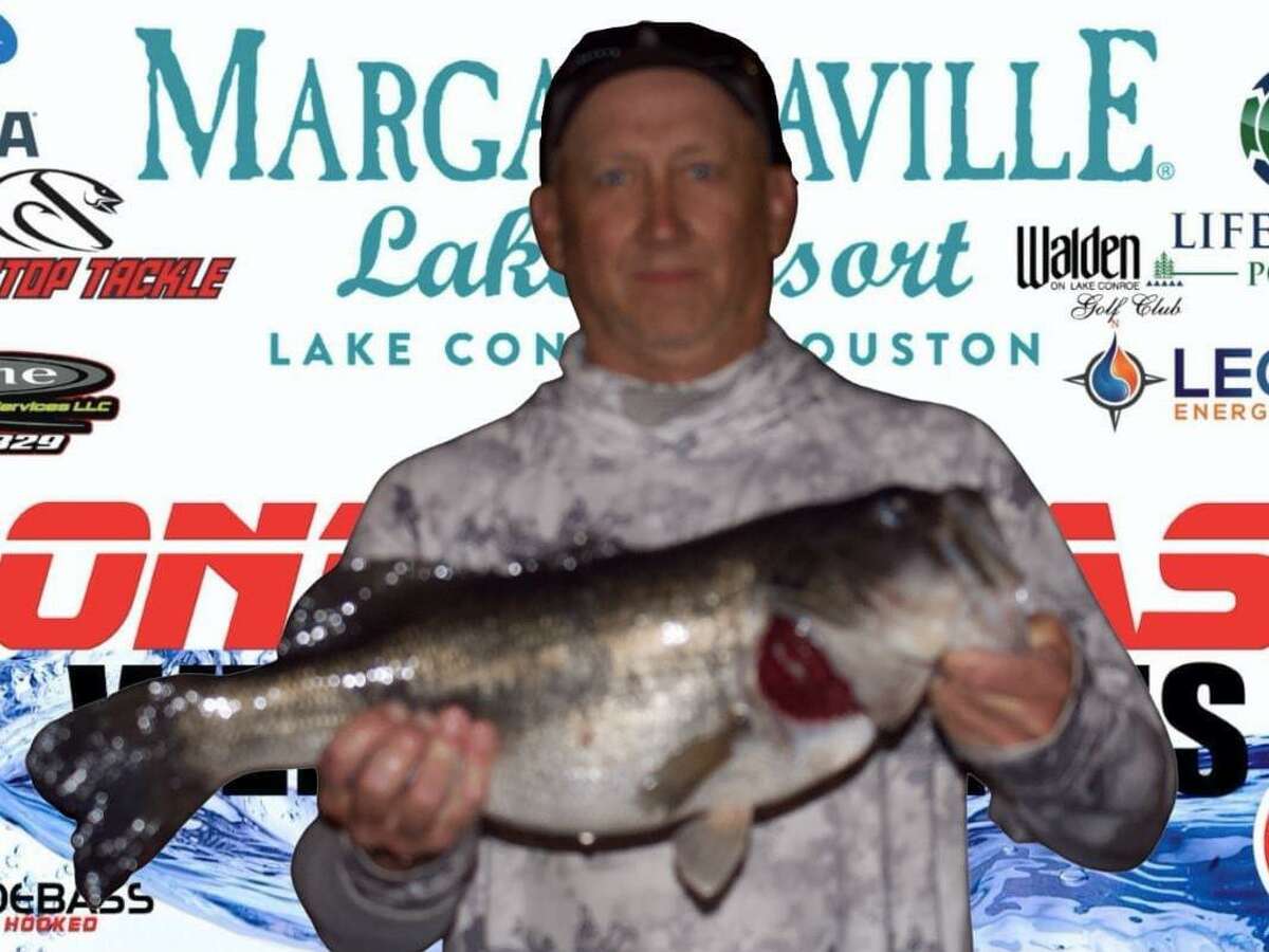 Ty Russell came in first place in the CONROEBASS Thursday Big Bass Tournament with a weight of 8.66 pounds.