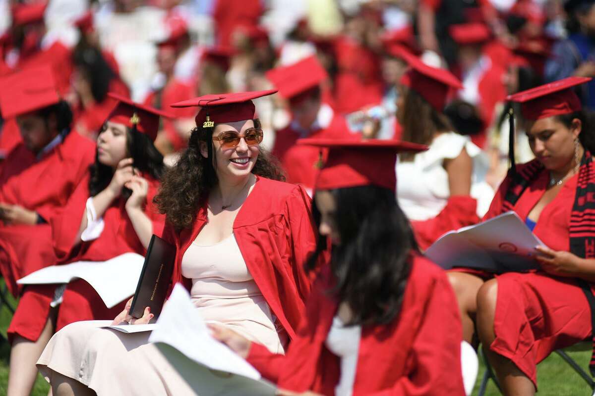A total of 709 undergraduates received bachelor of arts degrees from Wesleyan University, which held its commencement ceremonies Wednesday in Middletown.