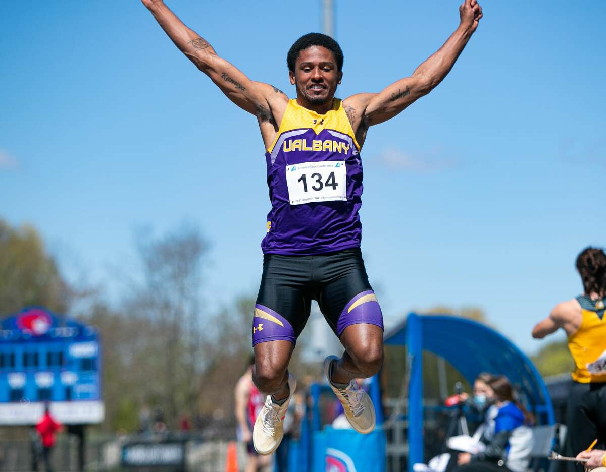 Omahri Sturdivant makes most of his return to UAlbany track team