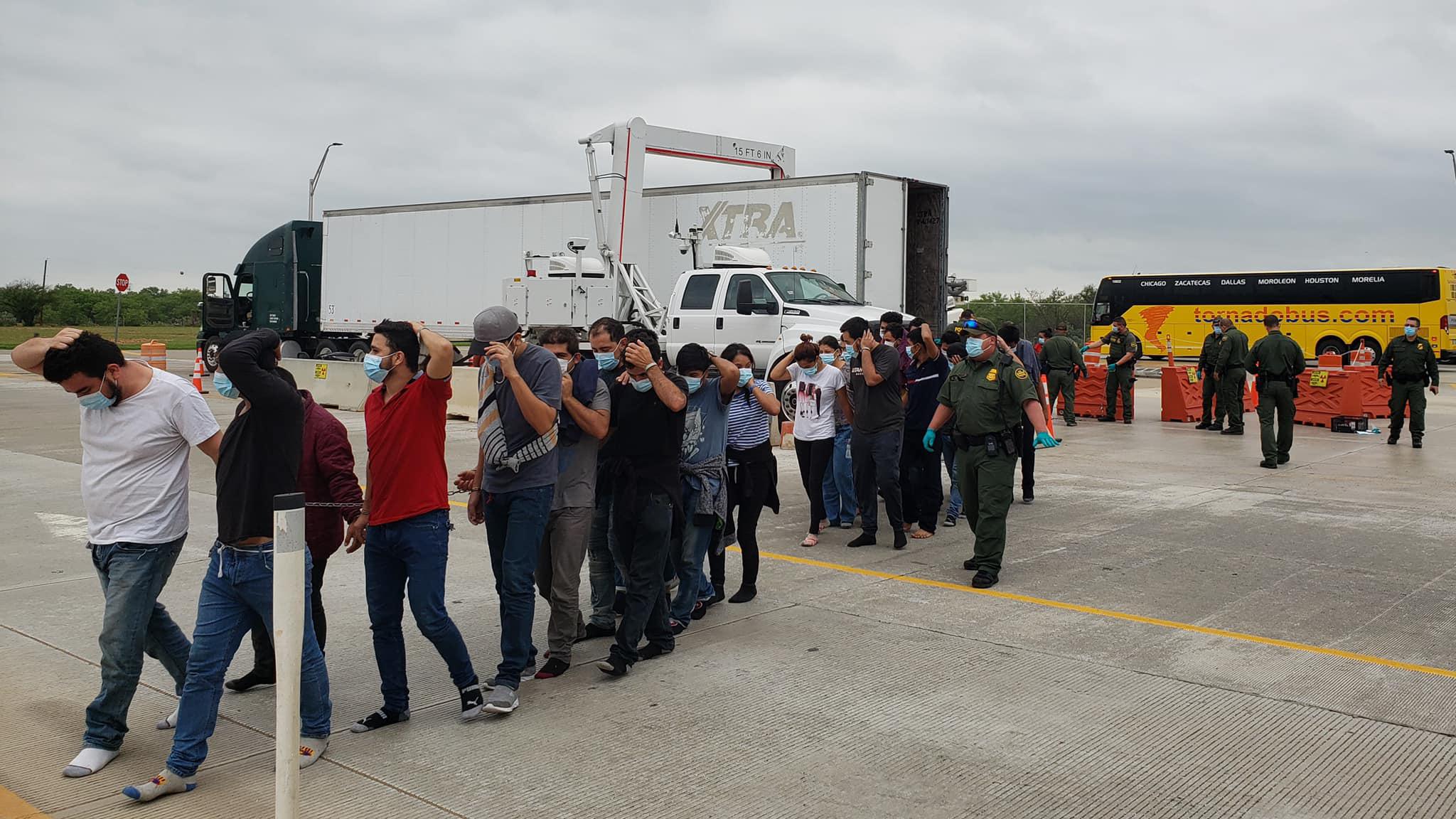 Mother, son found inside trailer along with more than 40 migrants - Vimarsana News