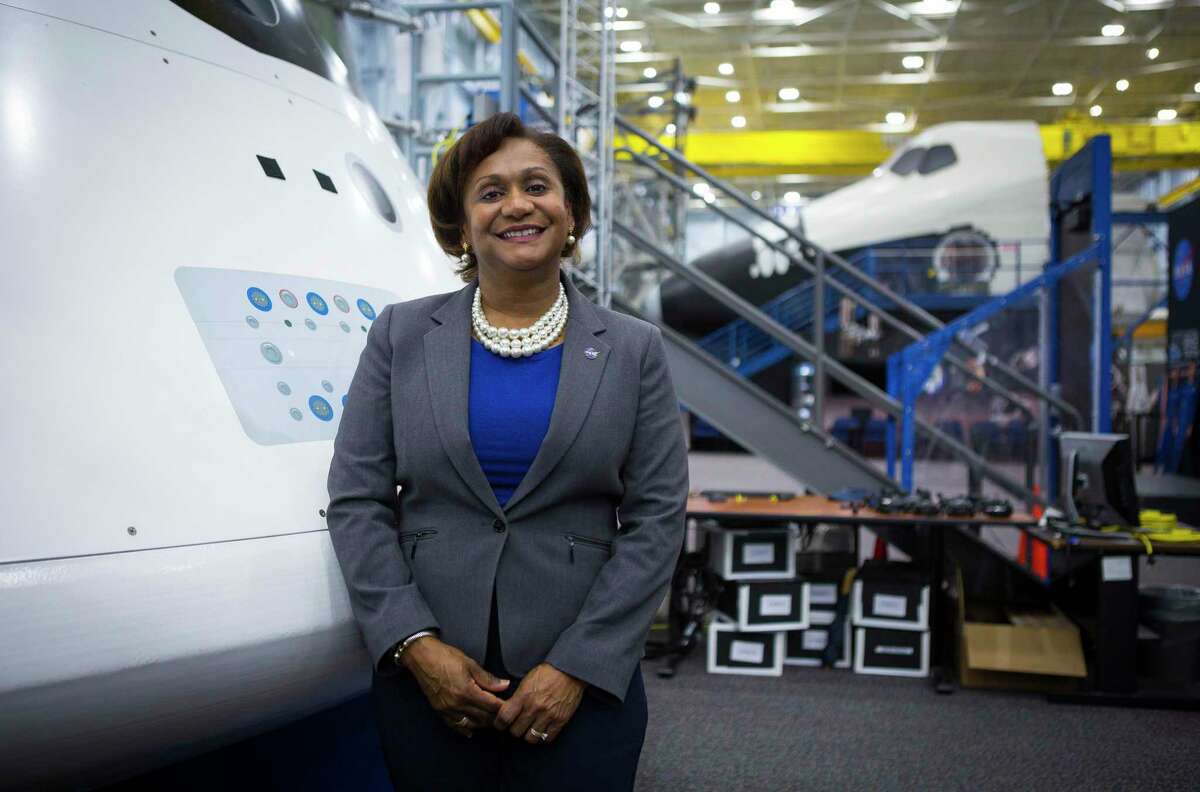 Vanessa Wyche was named director of the NASA Johnson Space Center on June 30, 2021, becoming the first African American to hold the position. She’s pictured at NASA, Thursday, Sept. 6, 2018 in Houston.