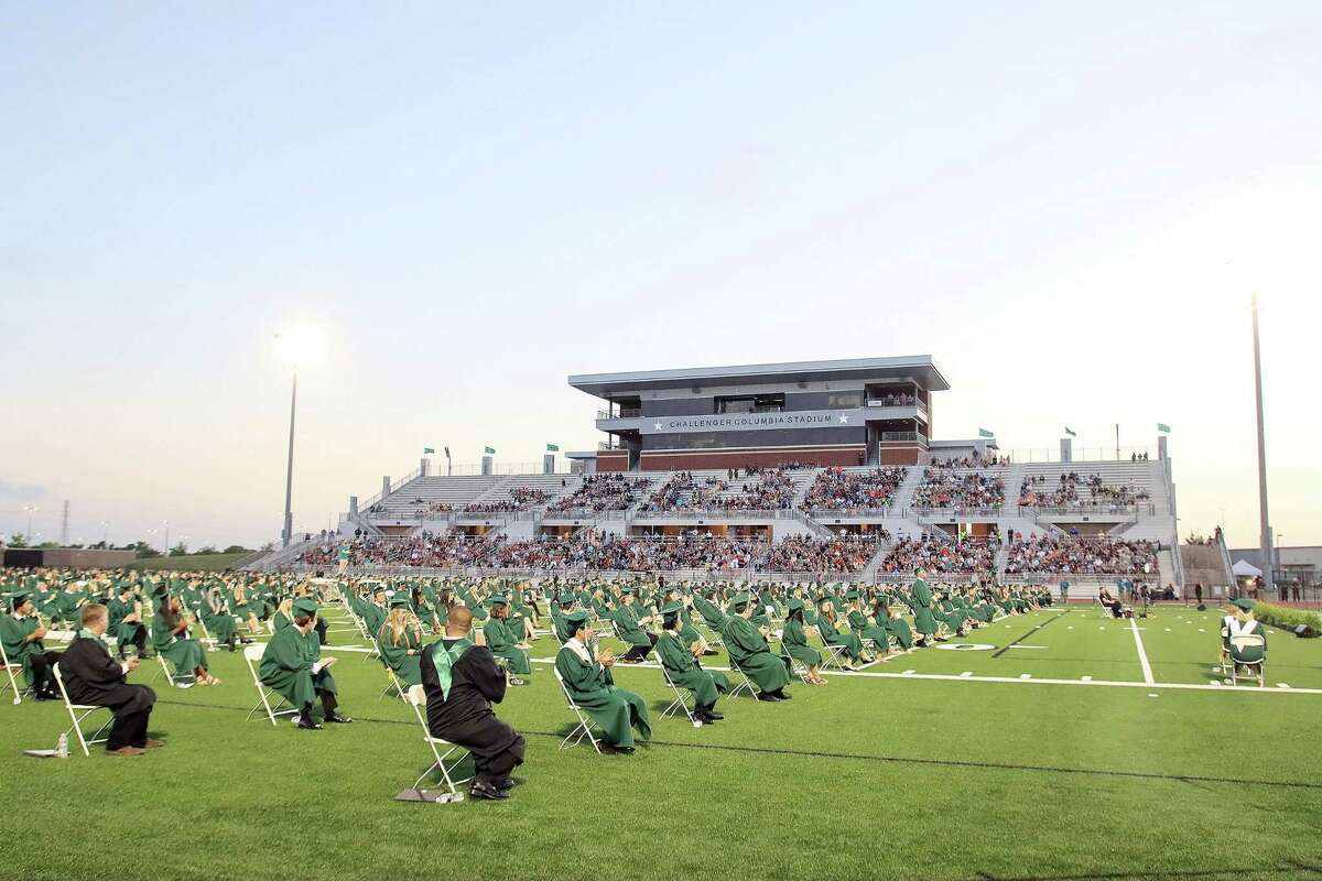 See joyous scenes from Clear Falls High’s graduation ceremony