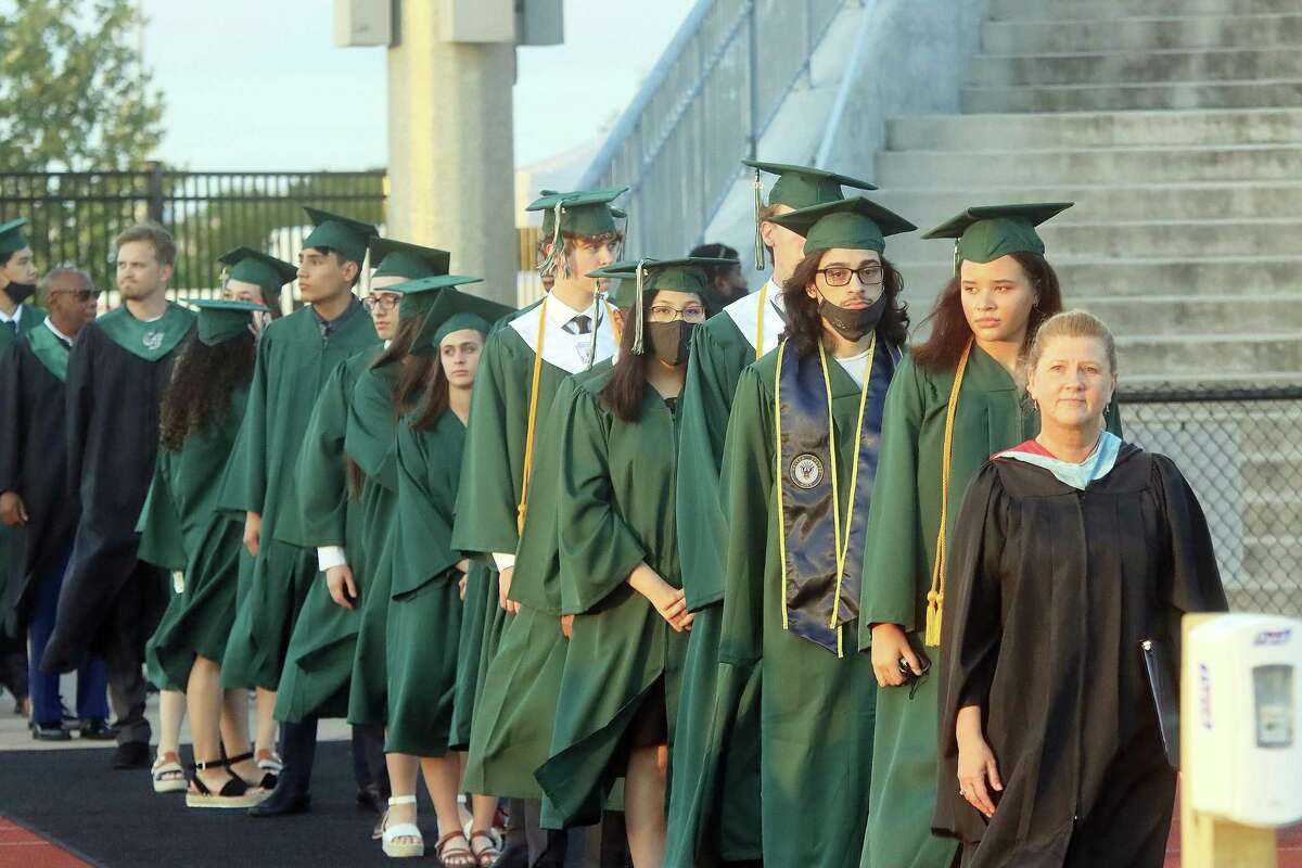 See joyous scenes from Clear Falls High’s graduation ceremony