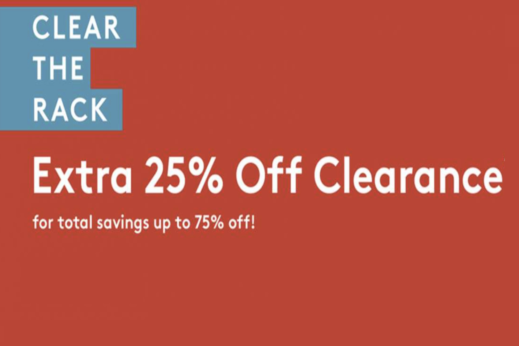 Clear The Rack Is Back At Nordstrom Rack For Memorial Day