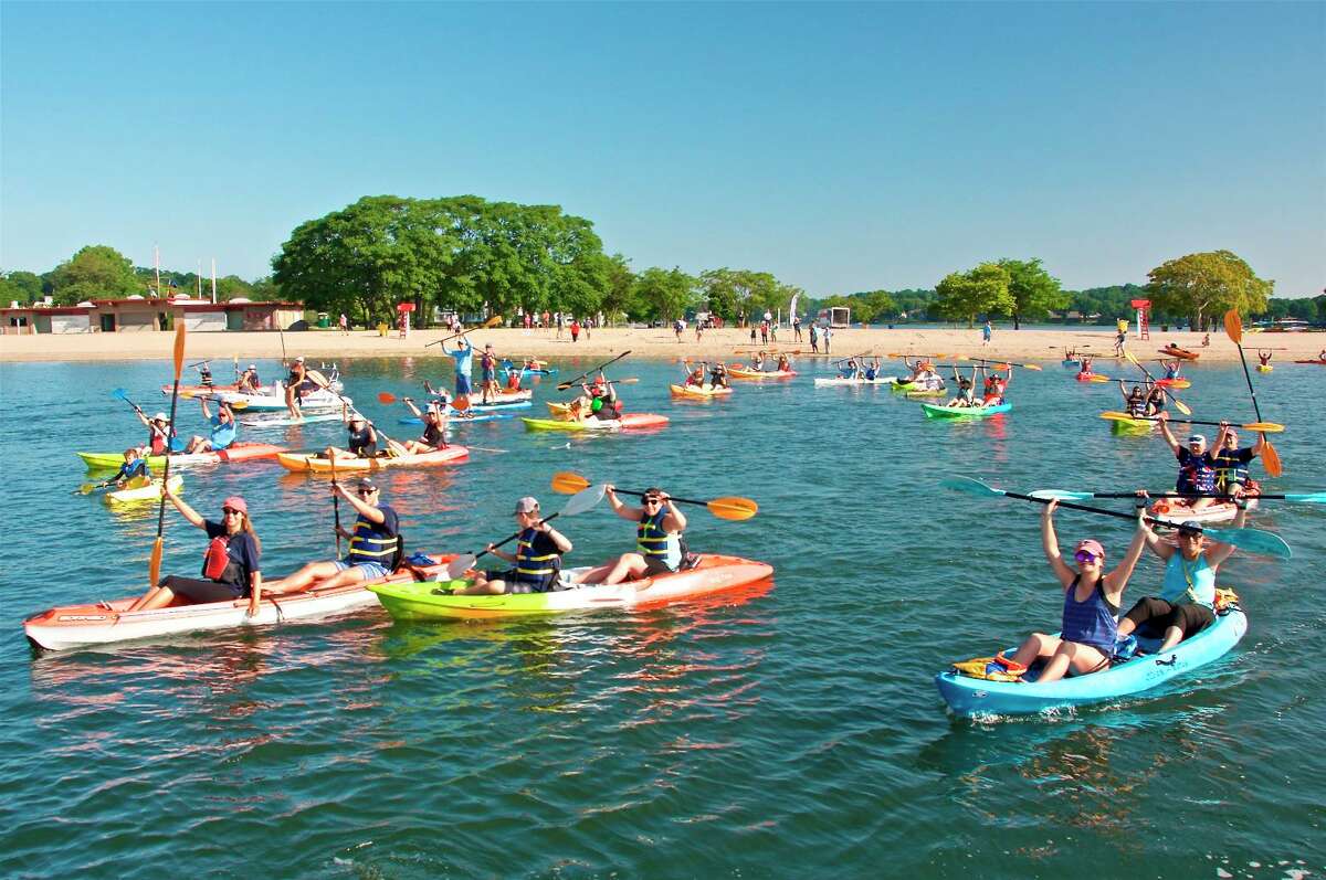 In the best event this summer, Darien residents will take to Long Island Sound on Saturday, July 10, at 8:30 a.m., paddling kayaks, and paddleboards in an important, and fun event to protect Long Island Sound. Darien paddlers can launch from Weed Beach, or Pear Tree Beach, and join other paddlers launching from Cove Island Park in Stamford to form a large flotilla paddling to Stamford Harbor where they will enjoy a celebration with lunch and music.