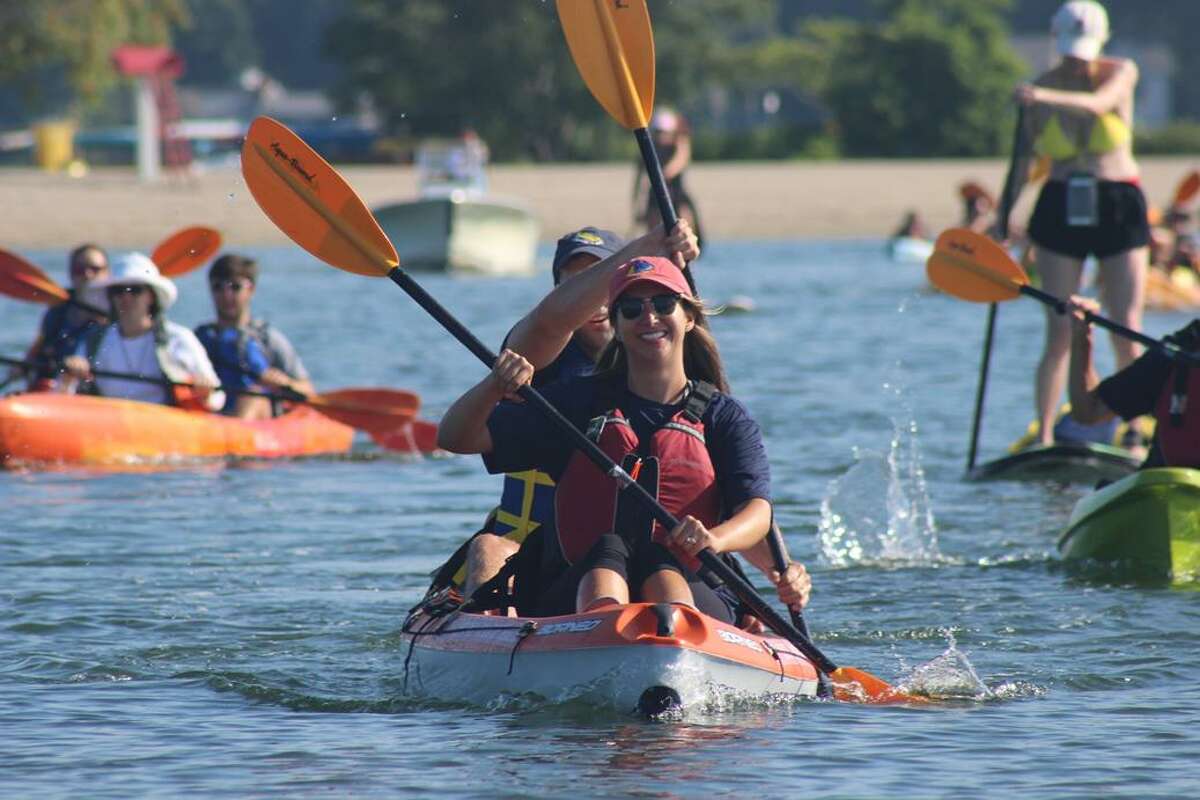In the best event this summer, Darien residents will take to Long Island Sound on Saturday, July 10, at 8:30 a.m., paddling kayaks, and paddleboards in an important, and fun event to protect Long Island Sound. Darien paddlers can launch from Weed Beach, or Pear Tree Beach, and join other paddlers launching from Cove Island Park in Stamford to form a large flotilla paddling to Stamford Harbor where they will enjoy a celebration with lunch and music.