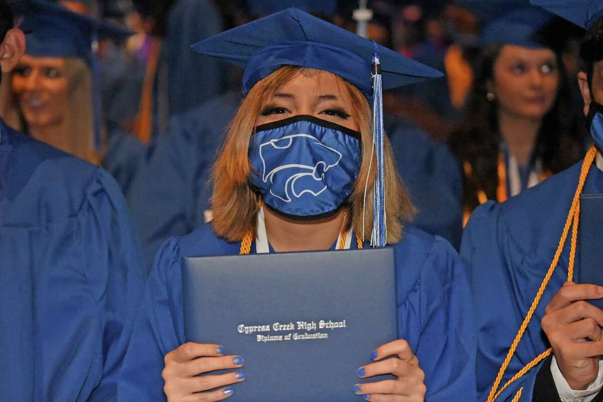 CyFair ISD students graduate after a high school career