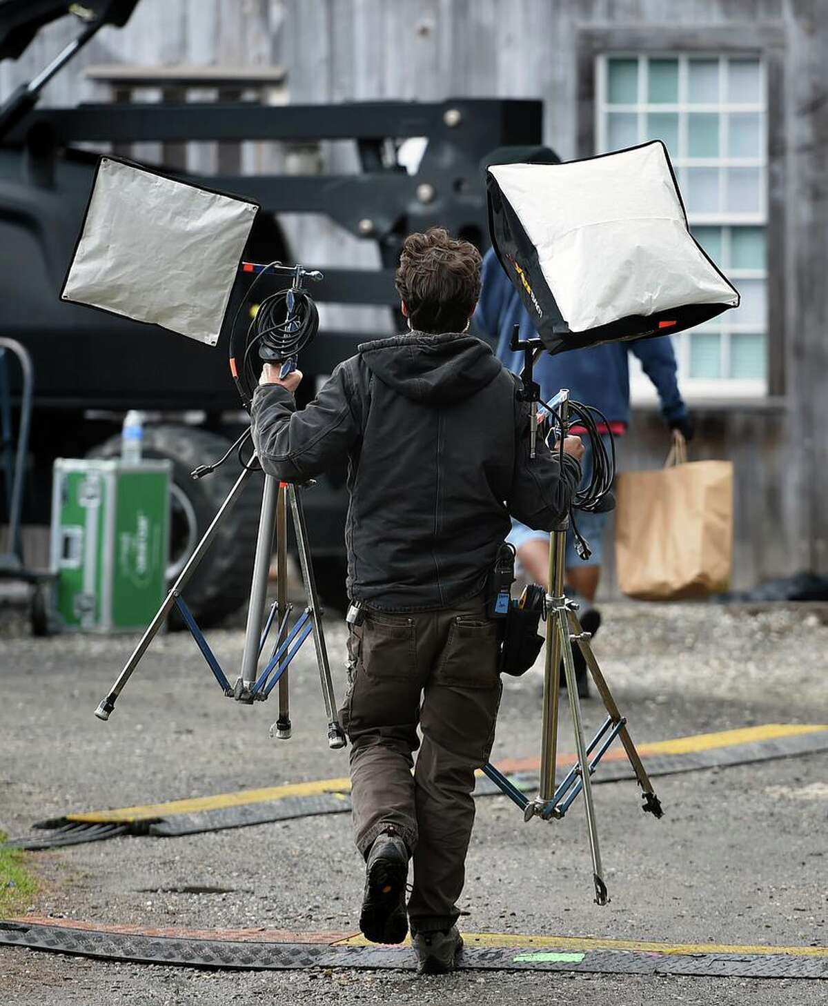 Filming for the movie adaptation of the novel, 