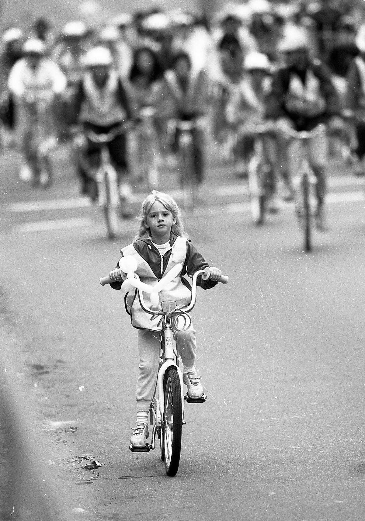 June 7, 1987: Thousands of bicyclists took a tour through San Francisco including Broadway Tunnel, Interstate 280 and the Embarcadero Freeway during the second Great San Francisco Bike Adventure.