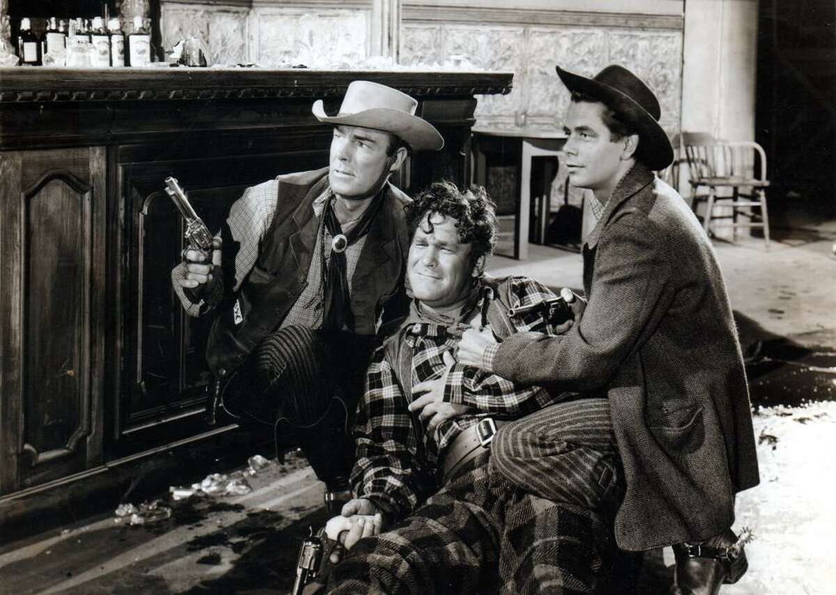 #50. The Desperadoes (1943) - Director: Charles Vidor - IMDb user rating: 6.5 - Runtime: 87 minutes A wanted outlaw shows up in town with a plan to rob a bank. The problem, however, is that the bank has already been held up. This classic Western hits all the cliché notes, from the sheriff to the pretty girl, to the barroom brawls and a bouncing tumbleweed or two. “The Desperadoes” was Columbia Pictures' first Technicolor film.