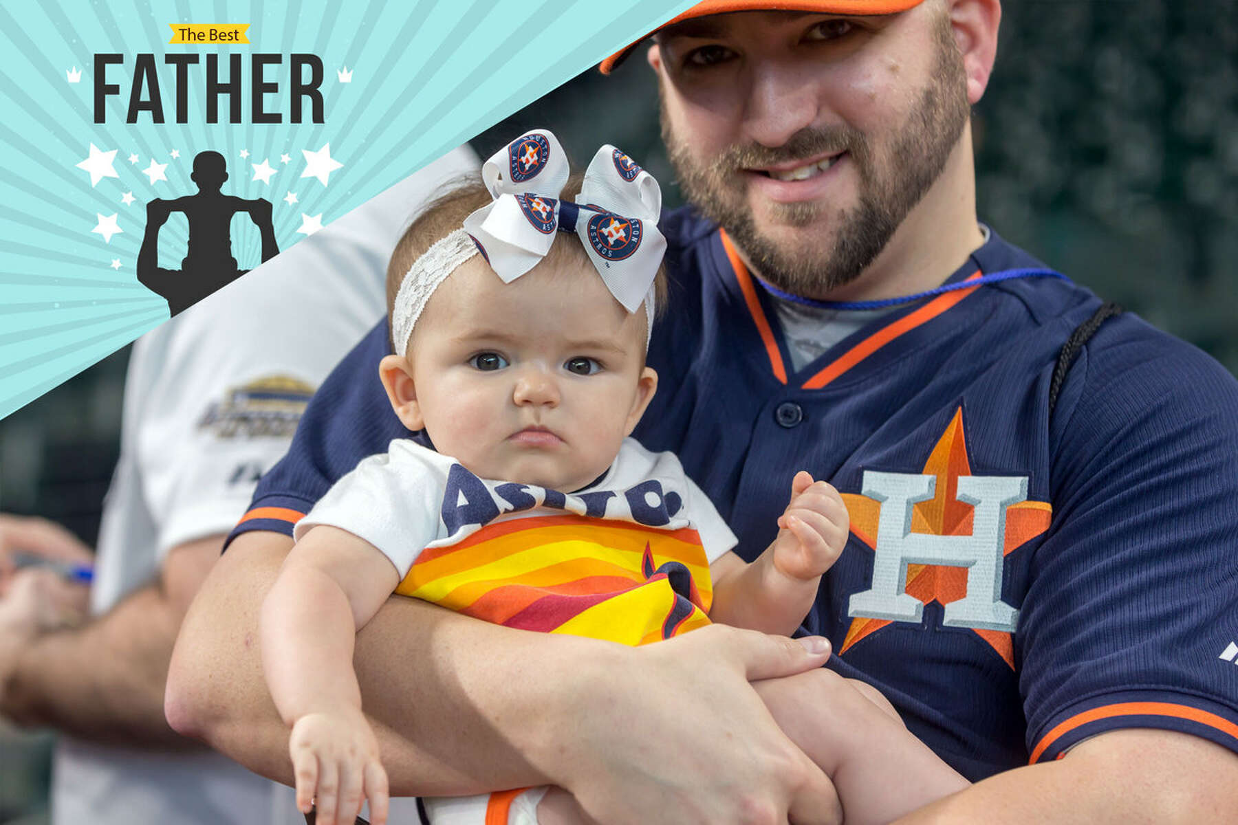 Houston Astros Best Dad Ever Logo Father's Day Shirt