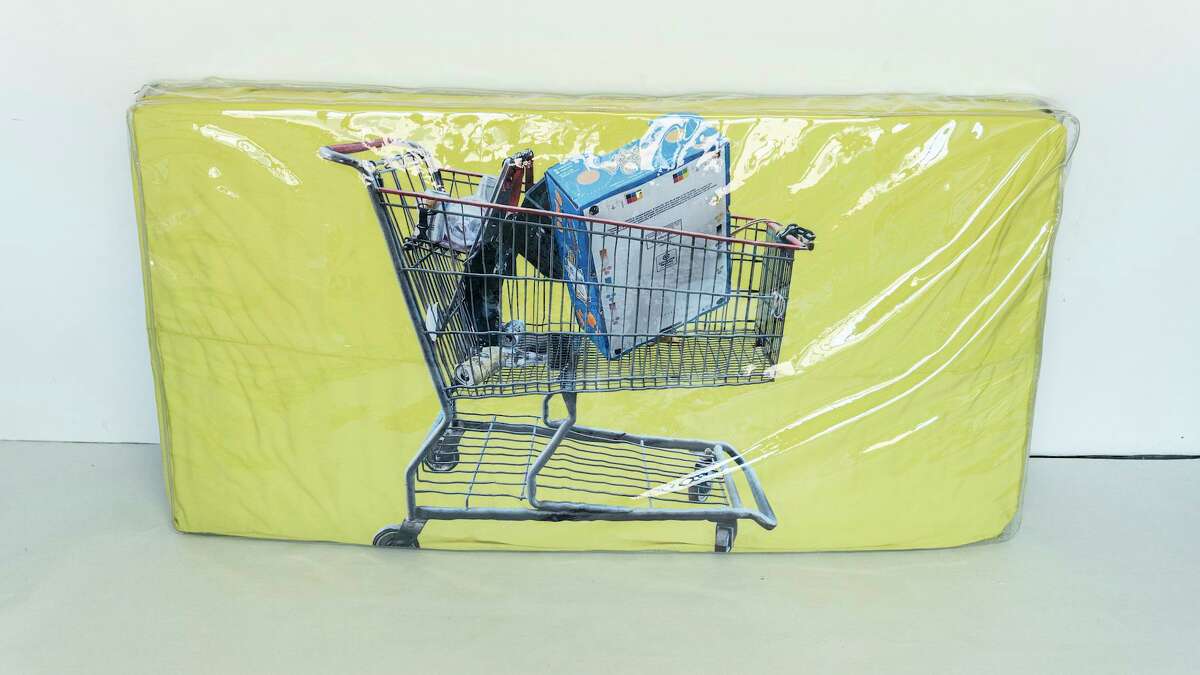 Artist Lucia Hierro examines marginalization and gentrification in her debut solo show “Marginal Costs” at the Aldrich Contemporary Art Museum on June 7. "Casita" is one of her pieces.