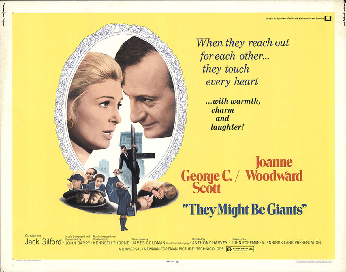 It might not have lyrics as literary as "Blue canary in the outlet by the light switch, who watches over you?" or "Wake up and smell the cat food in your bank account," but the 1971 film "They Might Be Giants" was inspired by "Don Quixote" and features a character who believes he's Sherlock Holmes. 
