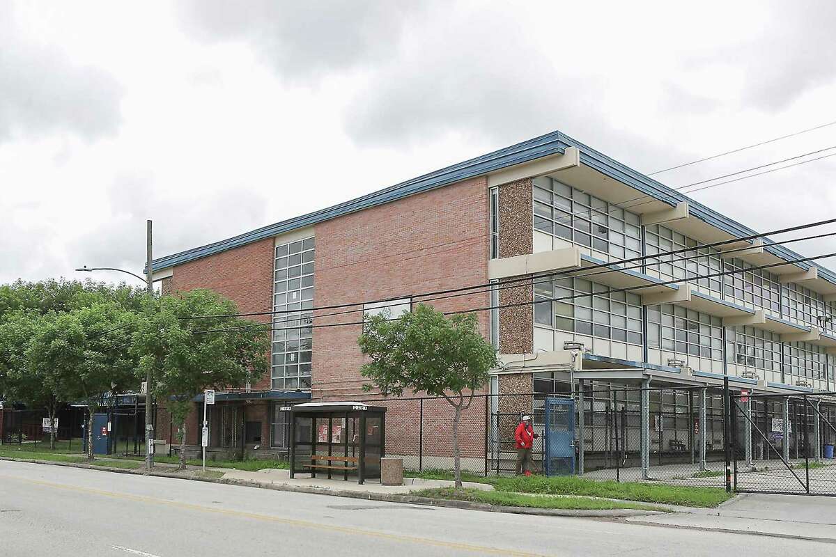 HISD Secondary DAEP, 1510 Jensen Drive Tuesday, June 1, 2021, in Houston. A student there told her school counselor she’d been the victim of a trafficking operation.