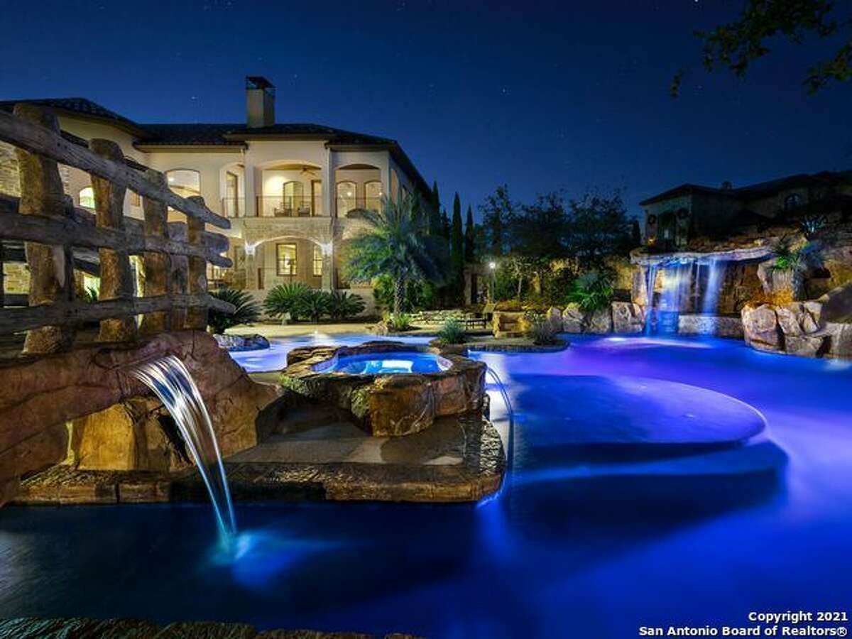 Photos: $4.8 million Dominion home features two full-sized pools ...