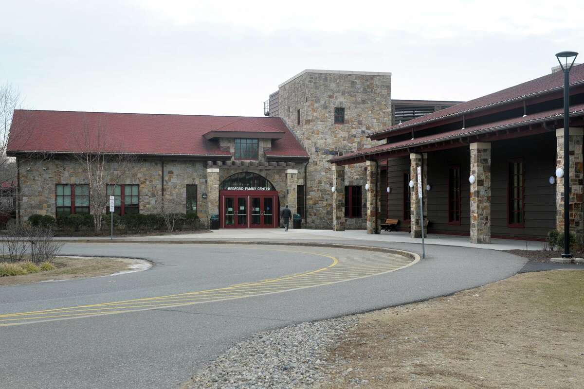 Exterior of the Westport Weston Family YMCA, in Westport, Conn. March 16, 2021.