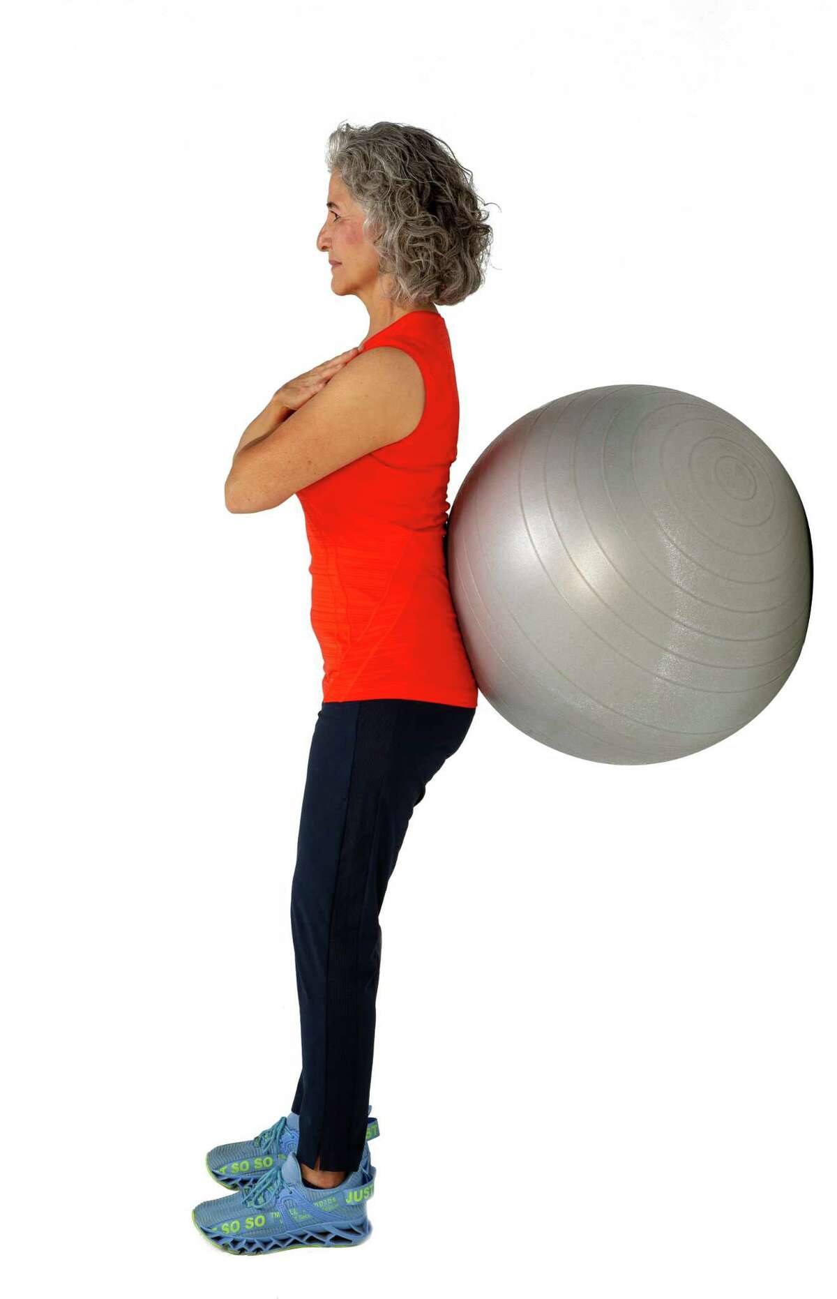 Stability Ball Wall Squats