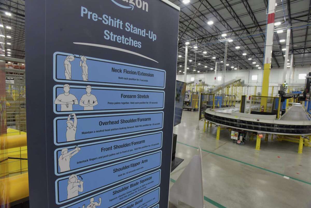 A look inside Amazon's new Schodack fulfillment center
