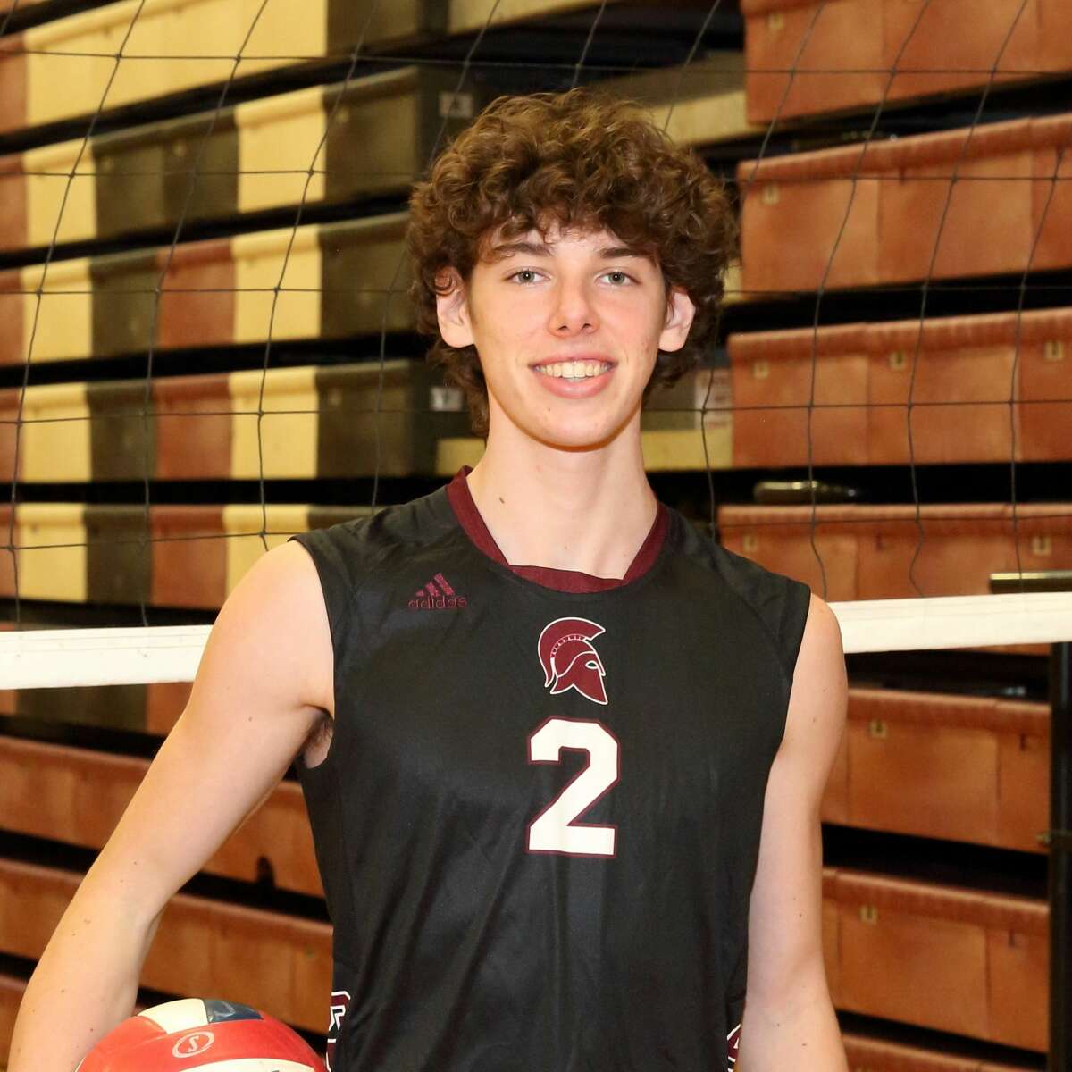 Boys' volleyball Athlete of the Year Aidan Calhoun of Burnt Hills.