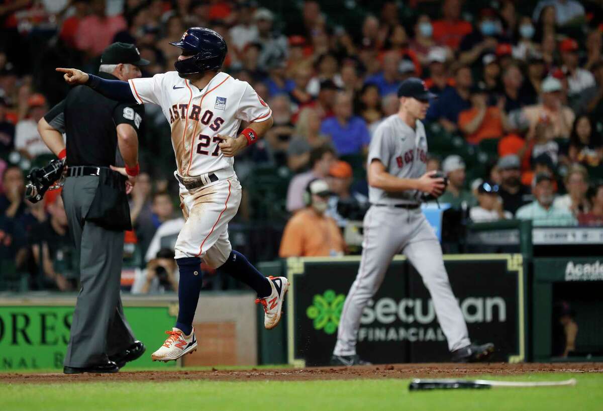 Astros hit 5 home runs in 2nd inning vs. Red Sox