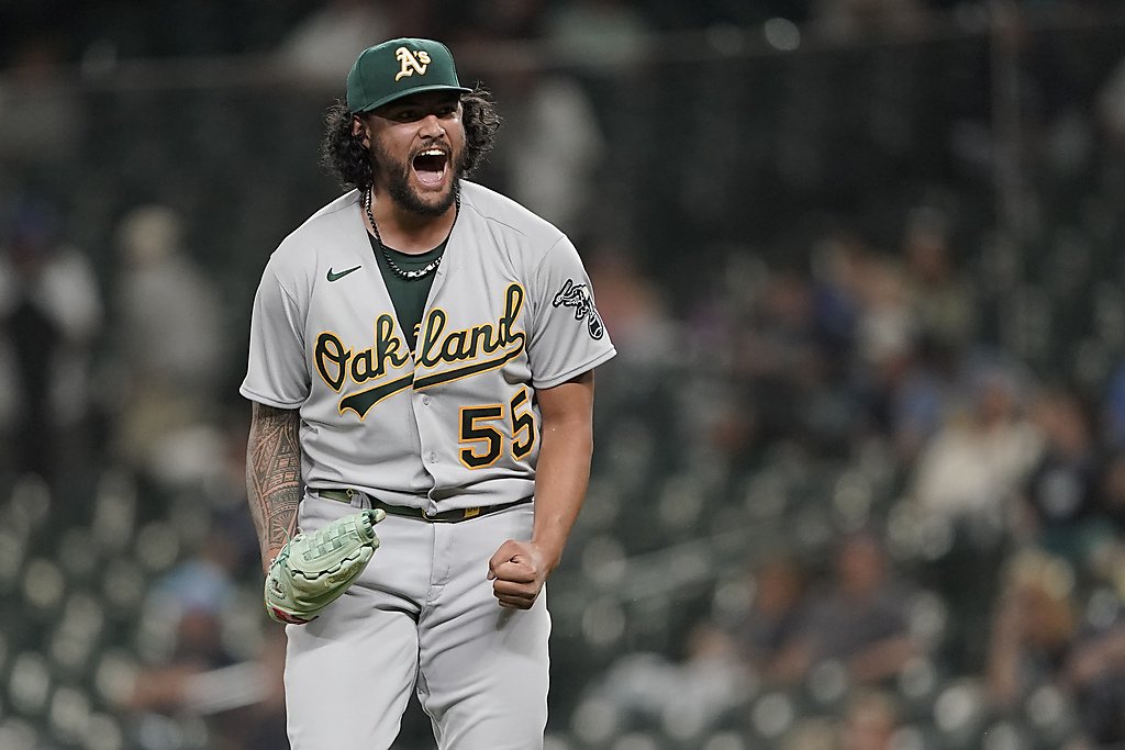 Sean Manaea throws complete game shutout vs. Mariners