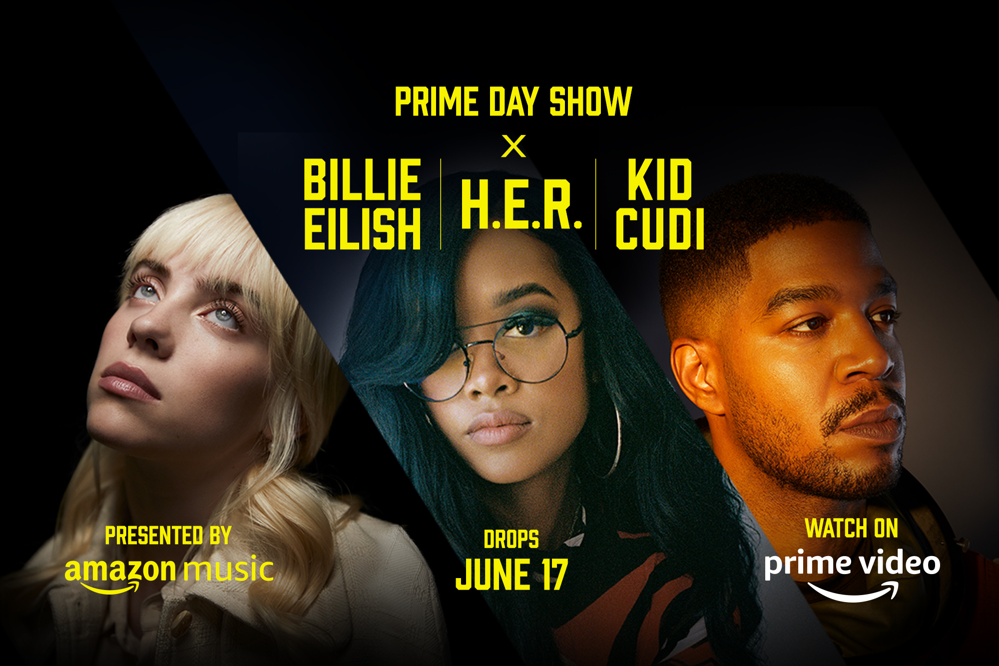 Amazon just announced 'Prime Day Show' featuring Billie Eilish, H.E.R. and Kid Cudi - Vimarsana News