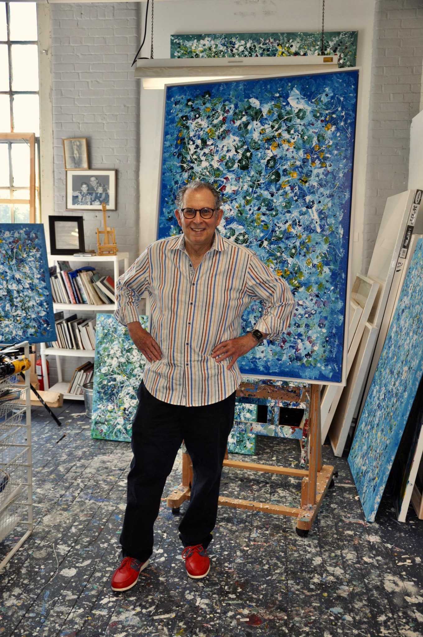 Retired Bridgeport dentist works to 'convey feeling' with paintings that won Rowayton art show - Vimarsana News
