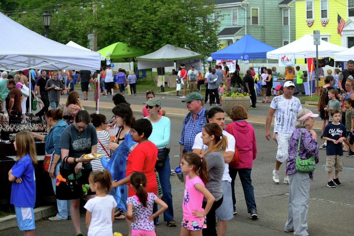 The 5th Annual "Main Street Festival" in downtown Stratford, Conn., on Saturday June 6, 2015. The festival is sponsored by Stratford Rotary and the Stratford Chamber of Commerce. According to the festival's website: www.stratfordctfestival.org, "This will be an opportunity for various organizations and vendors to promote the work they do, boost their treasury dollars, and provide a day of fun and pleasure for people of all ages."
