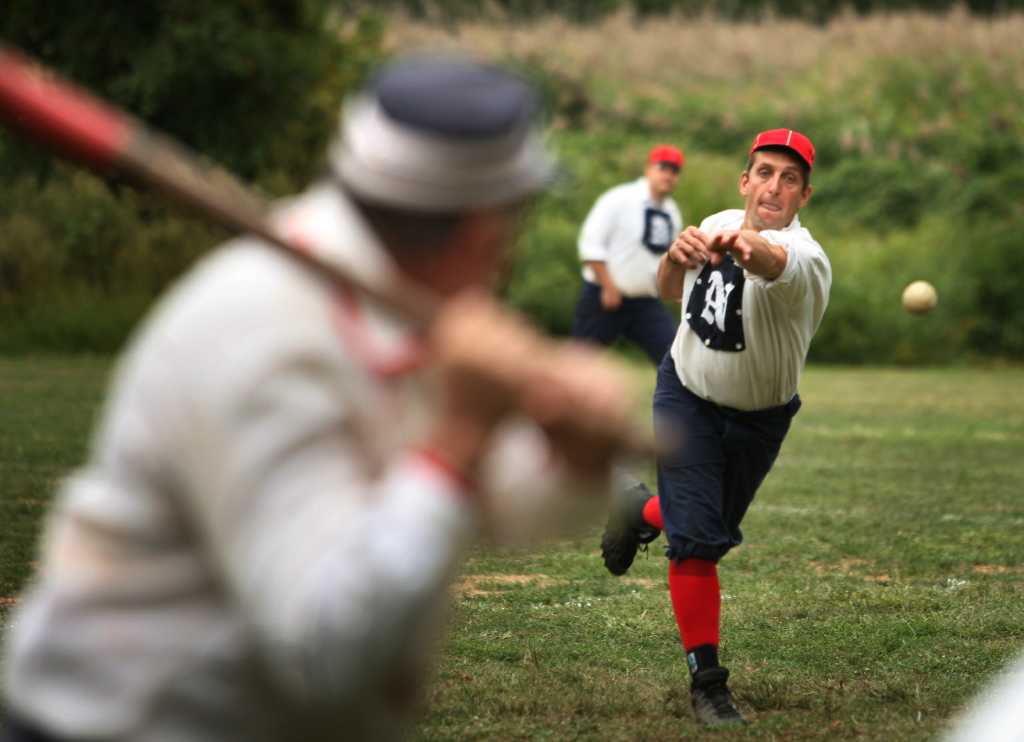 Vintage 'Base Ball' and a Sunday in the Park
